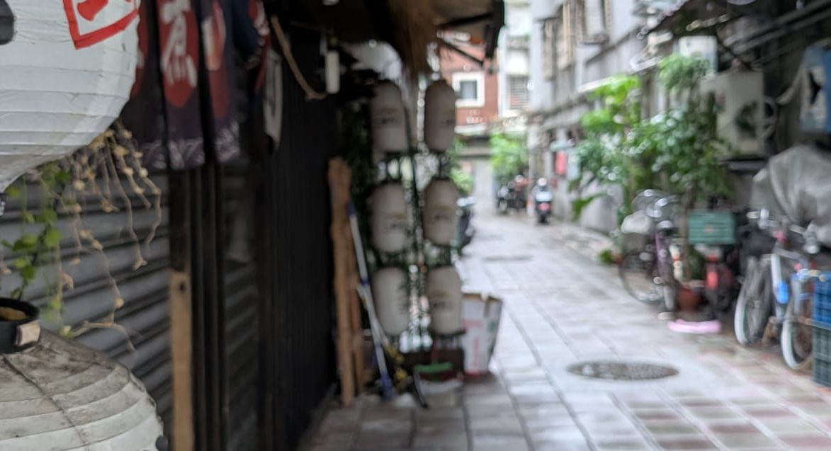 Photo of an alley in Taipei.