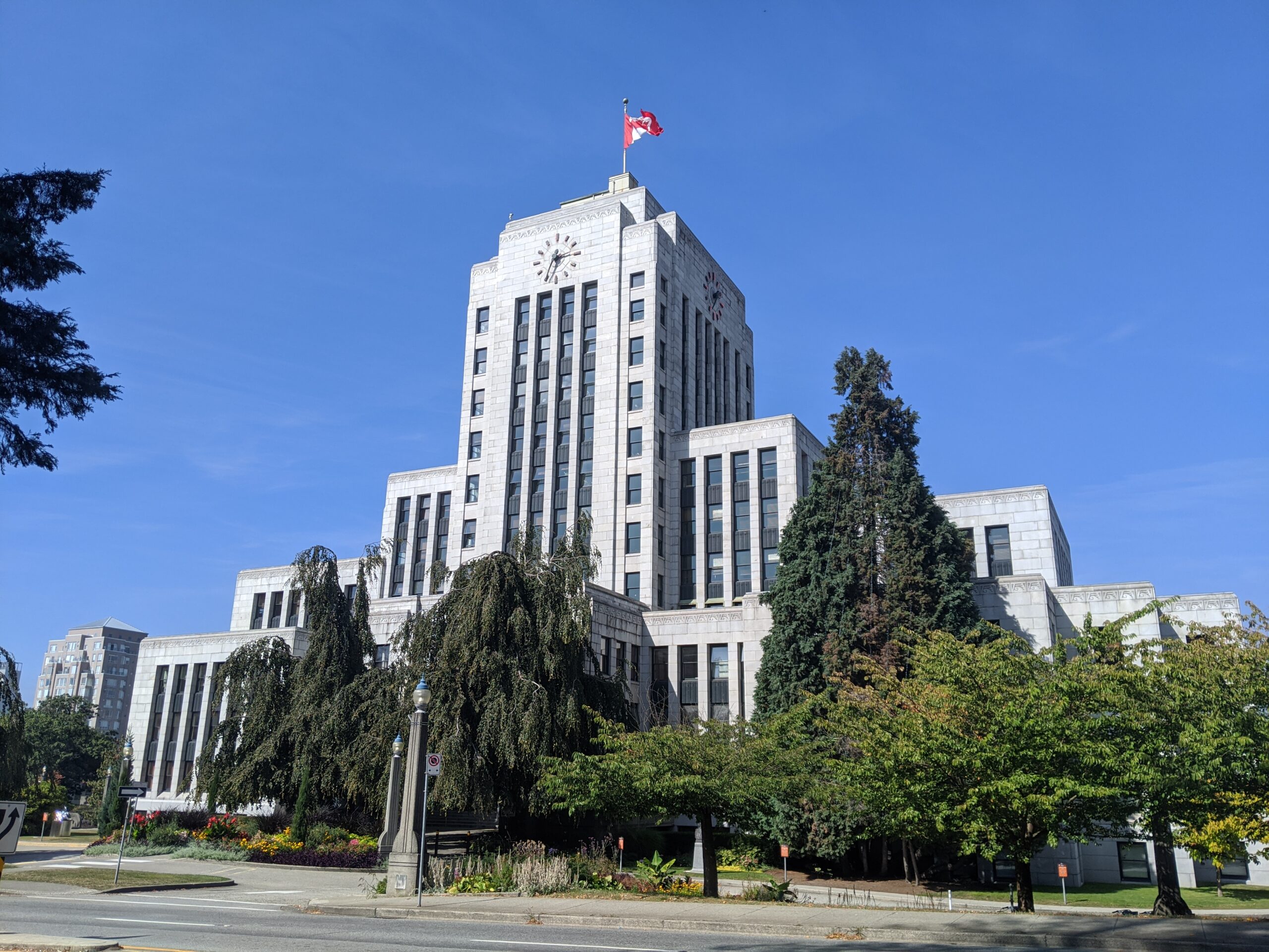 A picture of Vancouver City Hall.